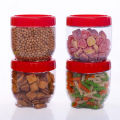 Pack of 4 Food Condiment Spice Storage Jars 250ml With Interlock Feature 3x3 Inches. 