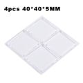 4pcs/Set Transparent Anti Vibration Shock Absorbing Pad Mat Washing Machine Self Adhesive Mute Anti-Shock Protection Porte Pad. 