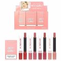Hengfang 4pcs/Set Matte Lipstick Long Lasting Lip Stick Tube Red Lips. 