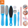 8PCS Nail Foot Manicure Care Kit File Rasp Dead Hard Callus Skin Remover Scraper Cuticle Pusher Pedicure Heel Clean Grater Tools. 