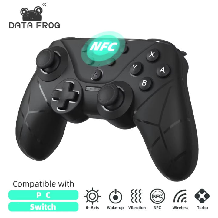 Data Frog Wireless Pro Controller for Switch/Lite/OLED Switch Pro with ...