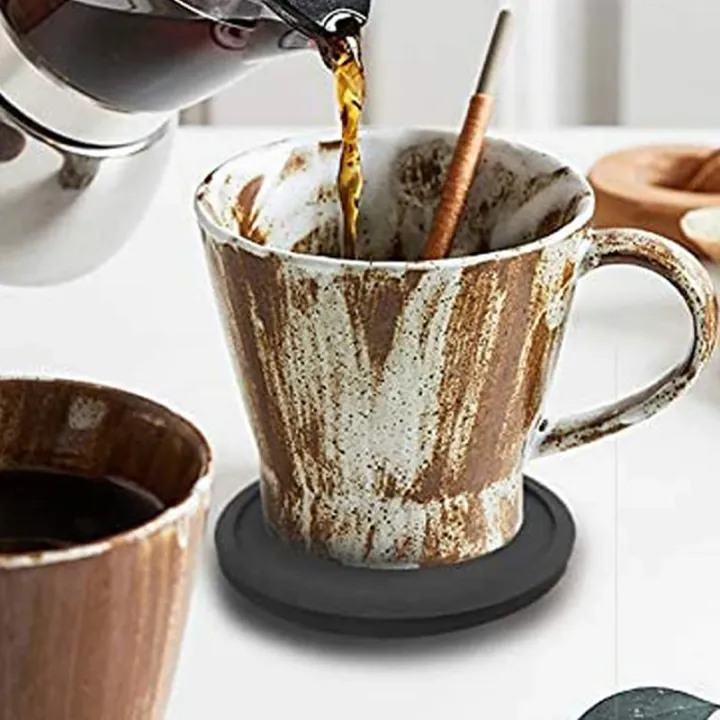 6Pcs%2010cm%20Silicone%20Coasters%20Round%20Heat%20Resistant%20%20Tea%20Cup%20Mat%20Drink%20Coffee%20Mug%20Glass%20Beverage%20Holder%20Pad%20Decor%20Table%20Mat%20-%20Image%205