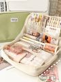 1PC StationeryBag Pencil Case Large Capacity Pencil Case Handheld Pencil Case Stationery Box Cosmetics Portable  Suitable F. 