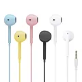 U19 Wired Stereo Earphones - Colorful Matte Finish with Microphone.
