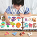 Montessori Busy Book for Kids Toddlers Educational Toys Baby Diy Paste Quiet Book Children Animals Numbers Matching Puzzles Toys. 