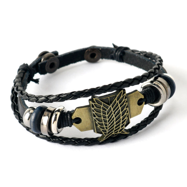 Attack%20on%20Titan%20-%20Investigation%20Corps%20Logo%20Bracelet%20-%20Leather%20Weaving%20Handpiece%20-%20Image%205
