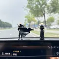 2PCS Automobile Pendants Creative Elegant Swordsman Car Center Console Display Screen Car Interior Decorations Rearview Mirror. 