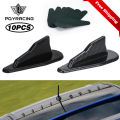 Car Roof Fin Car Spoiler Universal Tuning Roof Diffuser Shark Fins Spoiler Wing Kit Air Vortex Generator Carbon Fiber 10 PCS. 