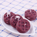 DIY Cute Round Waffle Making Mold Practical Chocolate Making Tool Aroma Candle Silicone Mold Food Grade Silicone Baking Supplies.