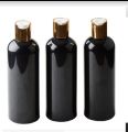 200ML  Black Cylindrical  Plastic Bottles + Chrome Atomiser Spray ANY AMOUNT. 