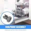 4PCS Dishwasher Top Basket Wheel Parts for Aeg/Electrolux/Favorit/Privileg for Zanussi Dish Washer Upper Wheel Kits Accessories. 