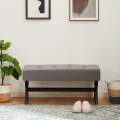 36-inch Storage Entryway Bench , Upholstered End of Bed Bench with X-Shaped Legs for Living Room, Bedroom. Ottoman Bench. 