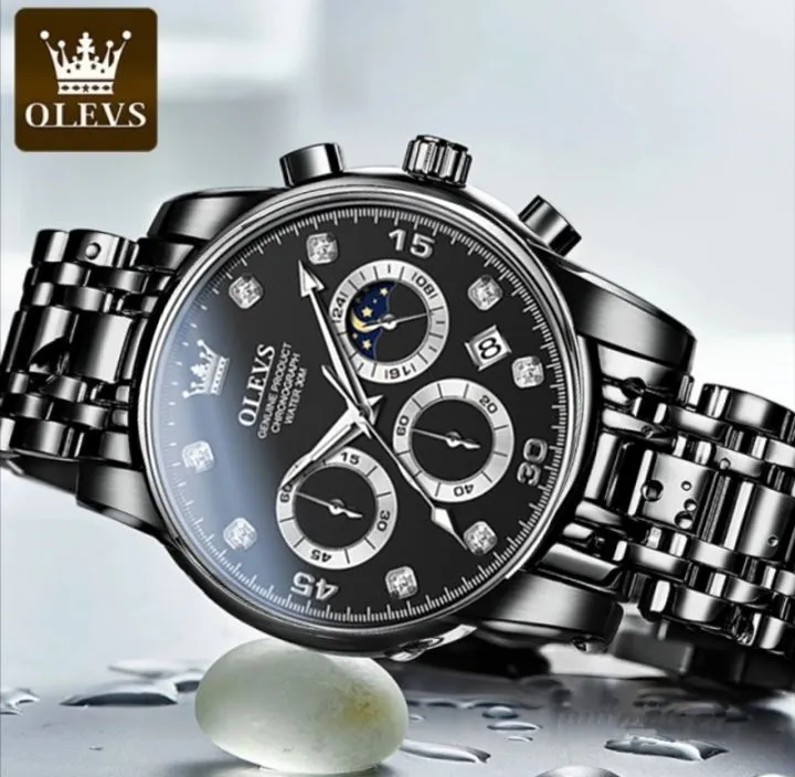 O'levs%20Watches%20for%20Men%20Diamond%20Business%20Dress%20Analog%20Quartz%20Stainless%20Steel%20Date%20Luxury%20Casual%20Fashion%20Wrist%20Watch%20Waterproof%20Luminous%20-%20Image%204