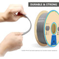 1.75mm PETG 3D Printer Filament 250g High Speed 300mm/s High Strength New Formula Excellent Layer Gray.