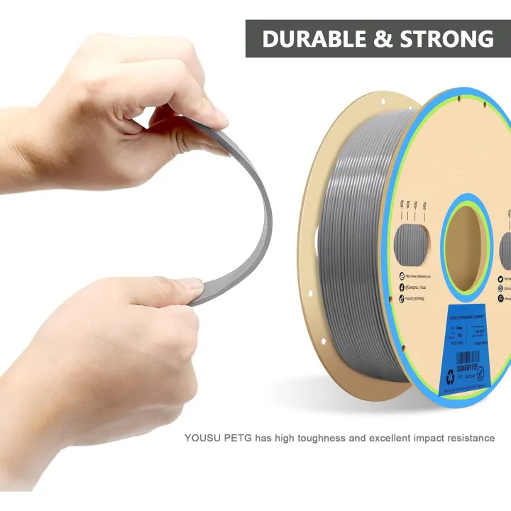 1.75mm%20PETG%203D%20Printer%20Filament%20250g%20High%20Speed%20300mm/s%20High%20Strength%20New%20Formula%20Excellent%20Layer%20Gray%20-%20Image%202