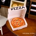 Cute 10PC Dollhouse Miniature Simulated Kitchen Food Toy Pizza Model Home Decor Kid Play Toy Micro Landscape Ornaments . 
