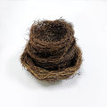 10/12/15cm Easter Rattan Artificial Bird Nest Brown Handmade DIY Egg Nest Crafts For Home Garden Happy Easter Party Decoration. 