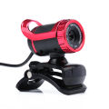 Rotatable Night Vision Webcam USB High Definition Web Cam 360 Degree MIC Clip-on Computer PC Laptop Notebook Web Camera.