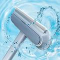 4 in 1 Window Screen Cleaner Brush with Handle, Magic Window Cleaning Brush, Also Suitable for Window Washer Squeegee Kit, Window Cleaner Squeegee, Window Track Or Seal Cleaning Tools. 