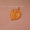 875 Sterling Silver (22:KT) OriginalGold Plated Panchayudha Pendant. 