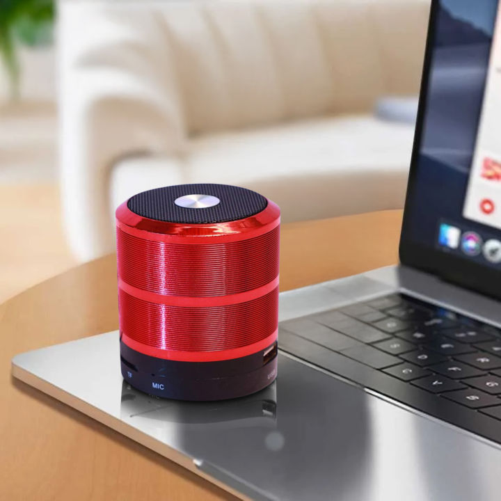 WS 887 Wireless Bluetooth Speaker TF, USB, FM, AUX Portable Music Mini ...