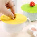 3 Pcs Silicone Drink Cup Lids 10cm Creative Round Mug Cover Reusable Anti Dust Cup Covers Cartoon Coffee Mug Lid. 