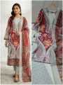 Women Swiss Lawn 3 Piece Suit – Long Baggy Digital Printed Shirt with Flapper Trouser & Monar Dupatta | Summer Collection | Comfortable Stylish Ladies Dress. 