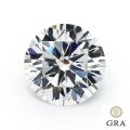 Moissanite Diamond 1ct 6.5mm Perfect Diamond Alternative GRA Certified. 