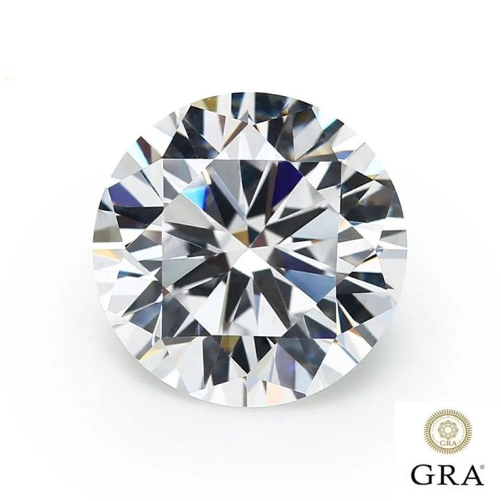 Moissanite Diamond 1ct 6.5mm Perfect Diamond Alternative GRA Certified