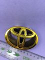 Toyota monogram logo, emblem, trademark, sign, mark, symbol, stamp, monogram, motif, badge, design, shield or figure. 