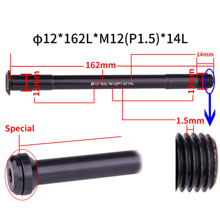 ZTTO%20MTB%20Thru%20axle%20Road%20Bike%20Shaft%20Front%20hub%20Rear%20hub%20Skewers%2012mm%2015mm%20Wheel%20Axis%20Hub%20Shaft%2015x100%2012x142%2012x100%2012x148%2015x110%20-%20Image%202