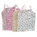 3pcs/Lot Girl Cotton Singlet Tops Breathable Underwear Tank Kids Quality Undershirts Cute Tank Tops Size 3-10T. 