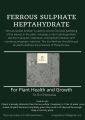 Ferrous Sulphate for Plants , Fertilizer for chlorosis. 