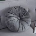 Round Velvet Pumpkin Cushion, Soft, Non-Slip, Sofa/Chair/Car Use. 