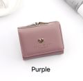 Women's Heart Pattern Storage Wallet | Compact PU Mini Wallet | Coin Purse. 