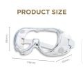 Eyes Protection Goggles with Seller warranty Transparent Fully Enclosed Anti-Impact Safety Glasses Anti-Fog Sand-Proof Water-Proof Goggles With Adjustable Headband. 