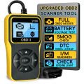 OBD2 Scanner Diagnostic Tool,Auto Check Engine Code Reader with Reset, Enhanced OBDII/EOBD Car Scan Tools. 