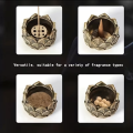 1pc Hollow Lotus Incense, Burner Hollow Incense Serving Tea Table Ornament, Mini Incense Burner. 