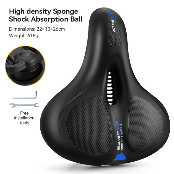ROCKBROS%20Bicycle%20Saddle%20Rainproof%20PU%20Surface%20Soft%20Memory%20Sponge%20Shockproof%20Cycling%20Seat%20MTB%20Saddle%20Reflective%20Bike%20Saddle%20Seat%20-%20Image%208