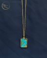 Customised Real Flowers Preserved in Resin Pendant with chain. 