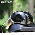 Fishing Sunglasses PC Frame Men and Women Trendy Round Windproof Shades with UV Protection Cycling Driving Travel With BOX.