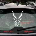 Markhor Big Size (White Sticker), Markhoor Car Sticker, Mar Khoor Car Sticker, Car Accessories,. 