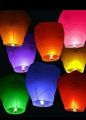 Sky lantern. 
