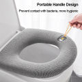 Universal Toilet Seat Cover Pumpkin Pattern Closestool Mat Soft Warm Toilet Seat Cushion Bathroom Toilet Lid Accessories.