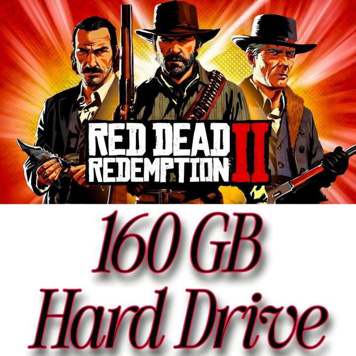 PC Game Red Dead Redemption 2 – Preinstalled in 160GB External Hard Drive