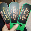 Game The Freak Circus Cosplay Ticket Paper Card Role Play Carnival 10Pcs/Set Party Prop.