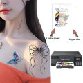 A4 Size For Laser & Inkjet Printer Printable Transparent Tattoos Printing Paper Transfer Paper Temporary Tattoos Sticker.