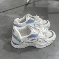 Zapatillas de deporte con plataforma para mujer, zapatos planos de color verde, informales, gruesas, 2025. 