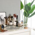 European Style Double Layer Stainless Steel Makeup Rack Cosmetic Storage Rack set of 2 Makeup organizer. 