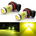2x H11 H8 Super Bright LED Bulbs 3000K Yellow 100W 1500LM DRL Fog Light 20-SMD.